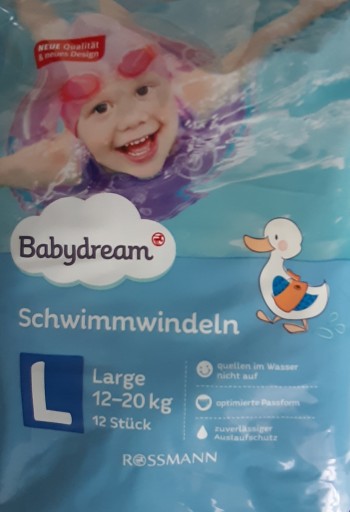 babydream pieluszki do pływania dla dzieci large 12-20 kg