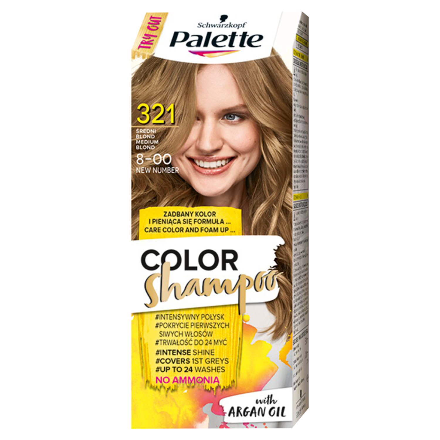 szampon koloryzujący palette ciemny blond
