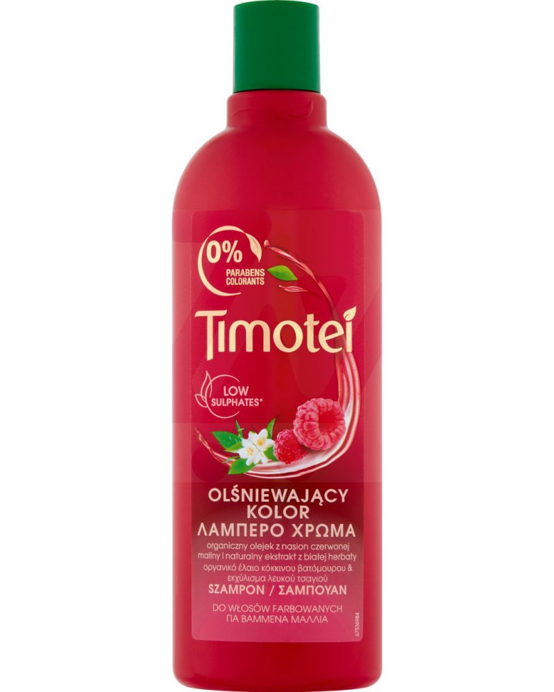 szampon timotei składniki w mililitrach