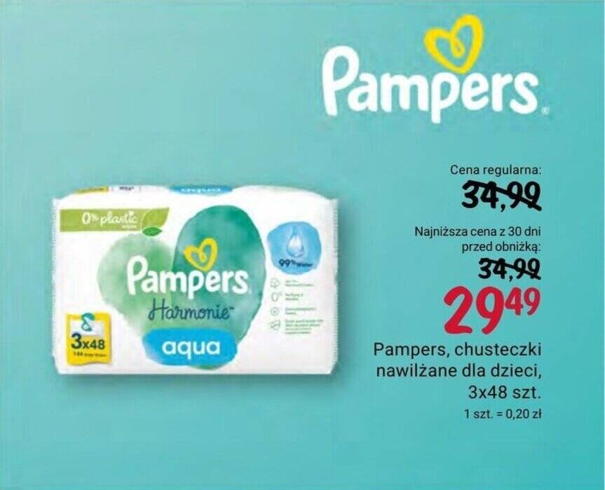 pampers chusteczki sklepie rossmann