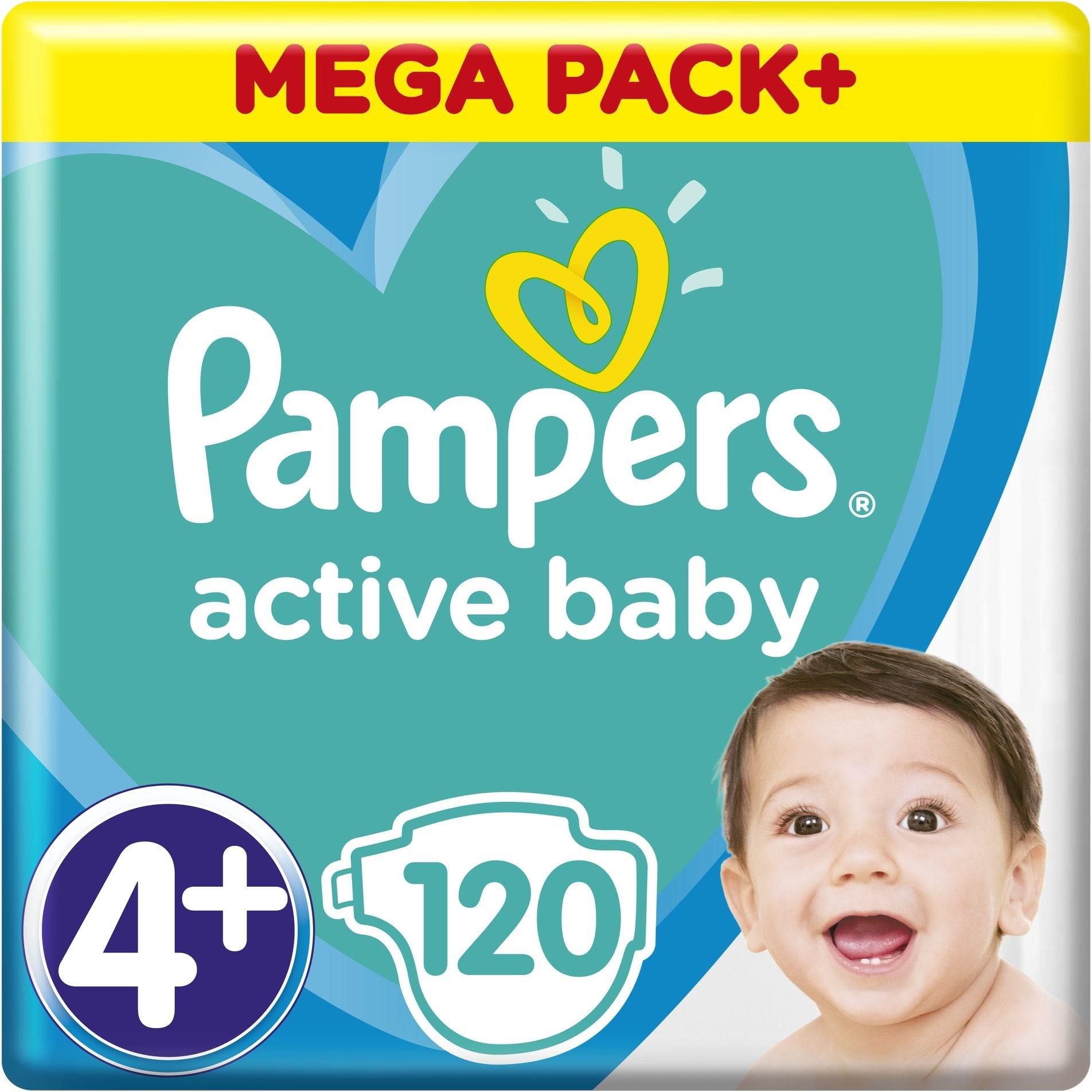 ceneo pampers active 4