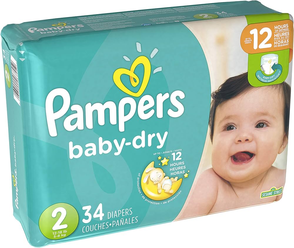 pampers 2 giant pack cena
