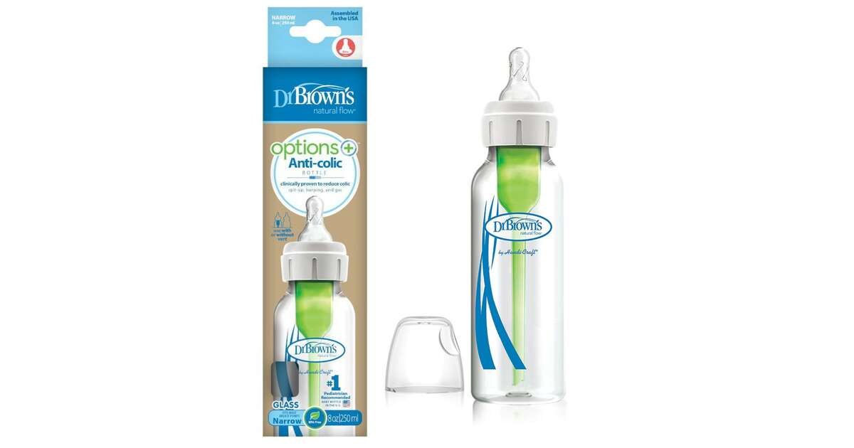 Dr.Browns SB81005 Opcje Antykolkowa butelka dla niemowląt z wąską szyjką