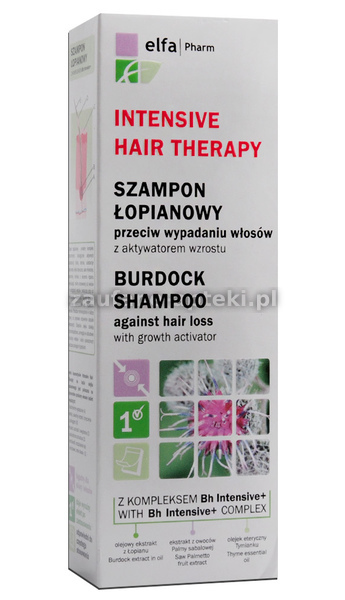intensive hair therapy szampon łopianowy przeciw wypadaniu włosów 200 ml