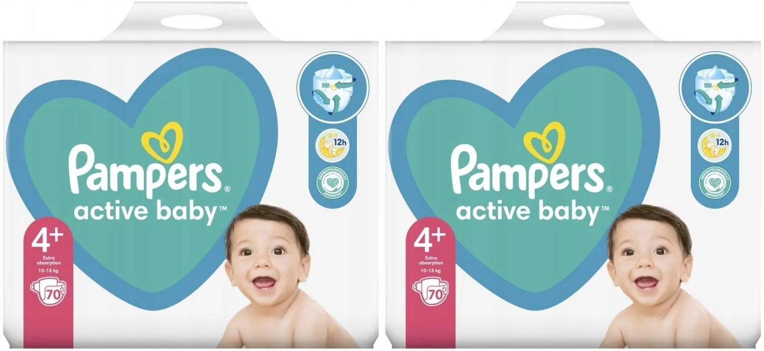 pampers 4 plus waga