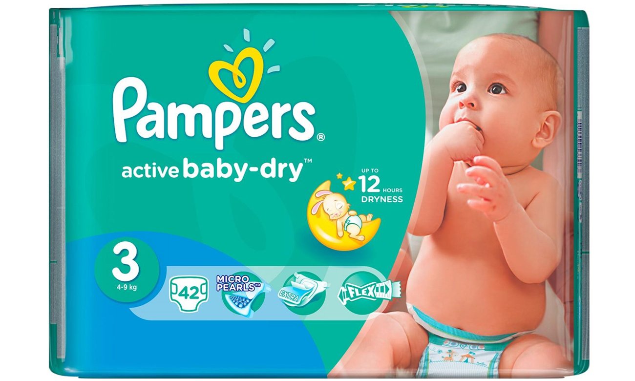 pampers mokry z zewnątrz