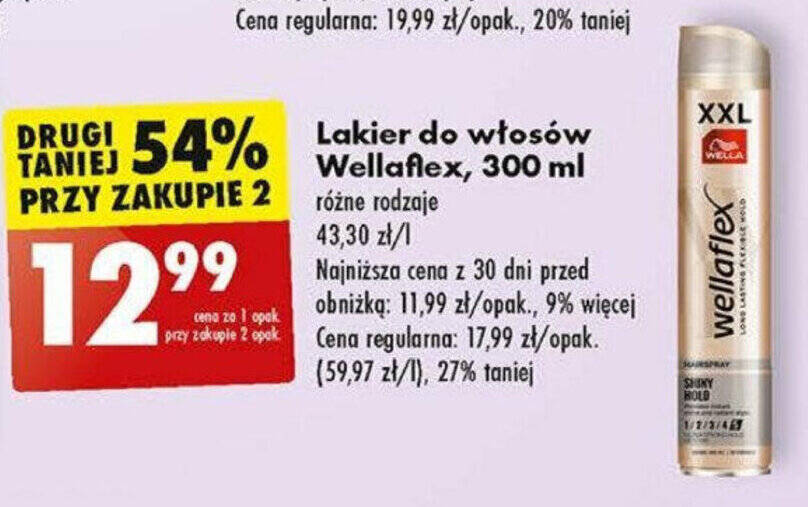 walafel lakier do włosów biedronka