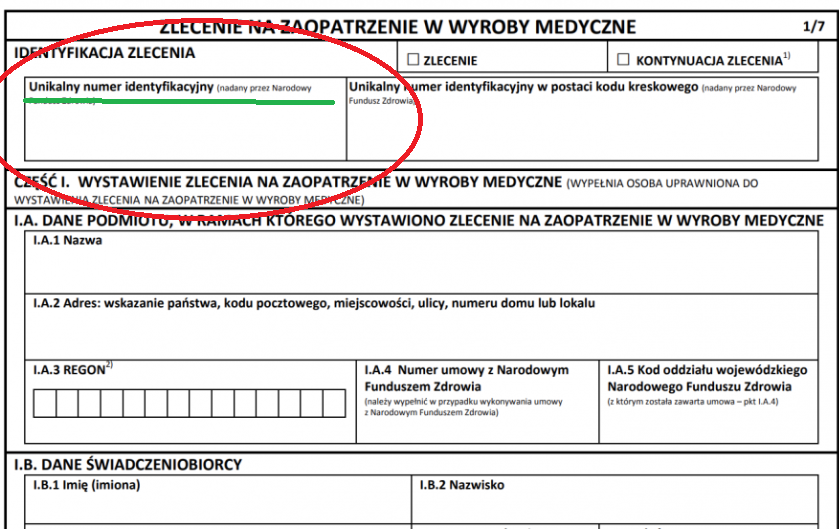 rejestracja wniosku pieluchomajtki nfz