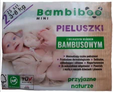 bambiboo pieluchy biodegradowalne 0