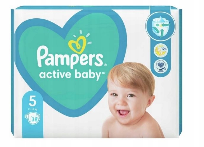 pampers active baby 5 38szt