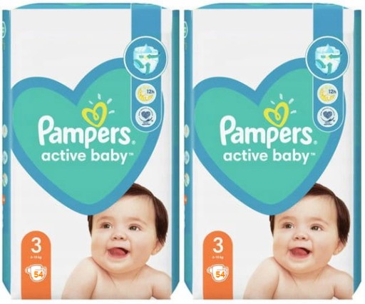 pampers 3 108szt