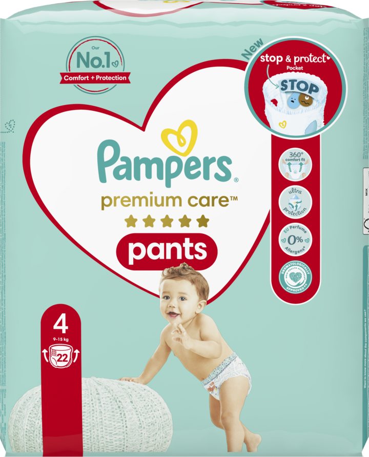 pieluchomajtki pampers premiumcare4 mega box