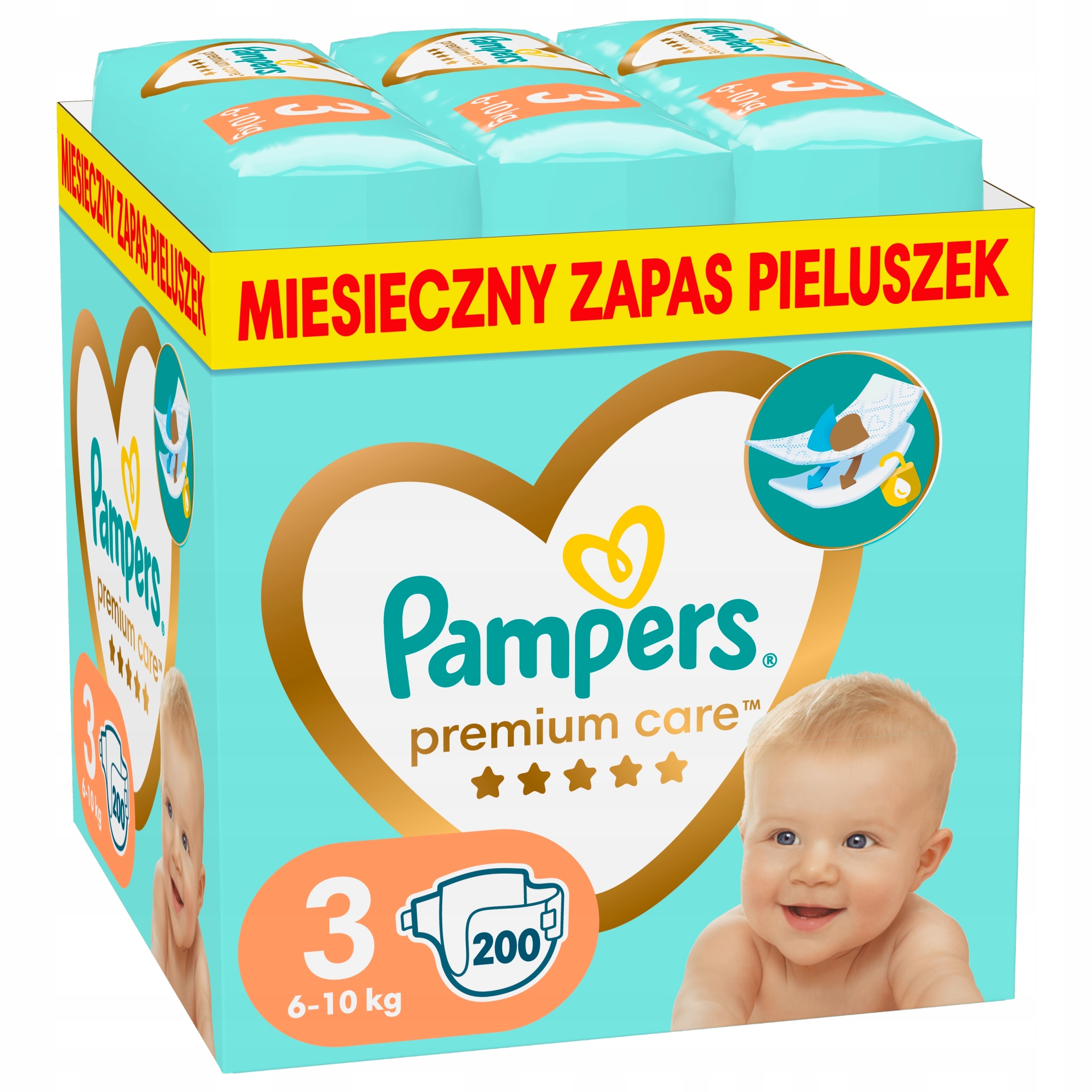 pieluszki pampers premium care sroka