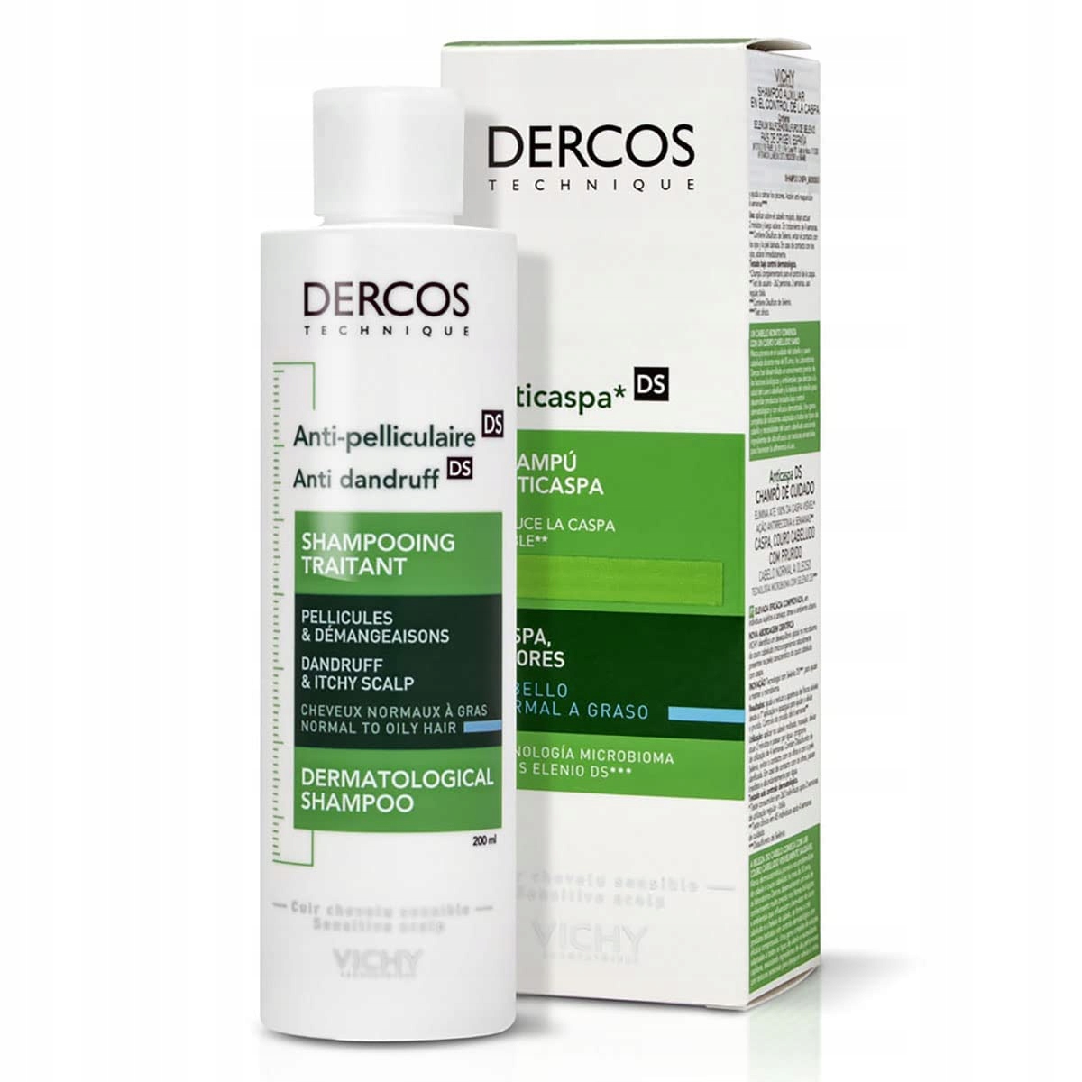 dercos technique szampon w okraglej butelce