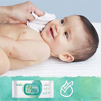 pampers aqua pure chusteczki nawilżające 14x