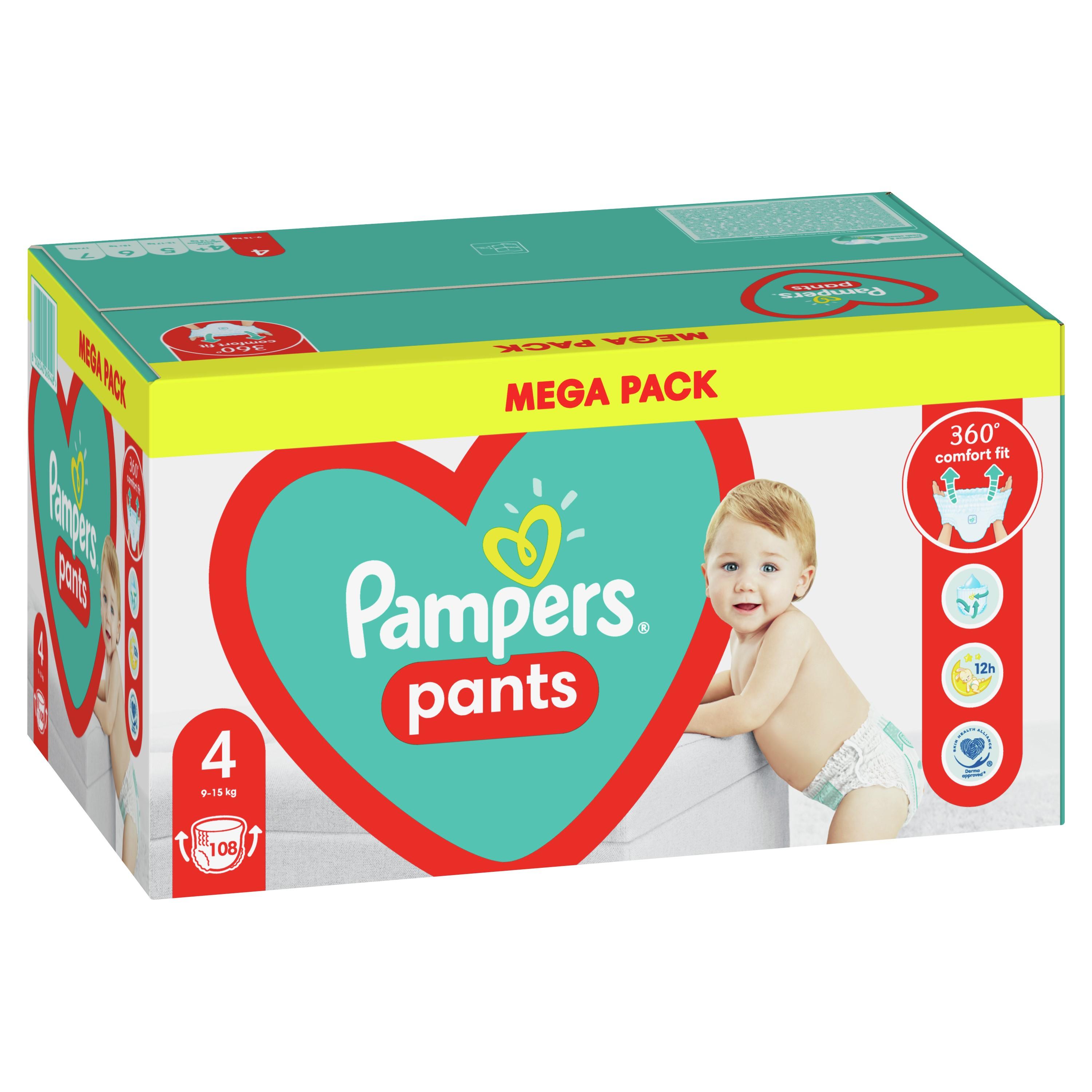 pampers mega pack 4 pants