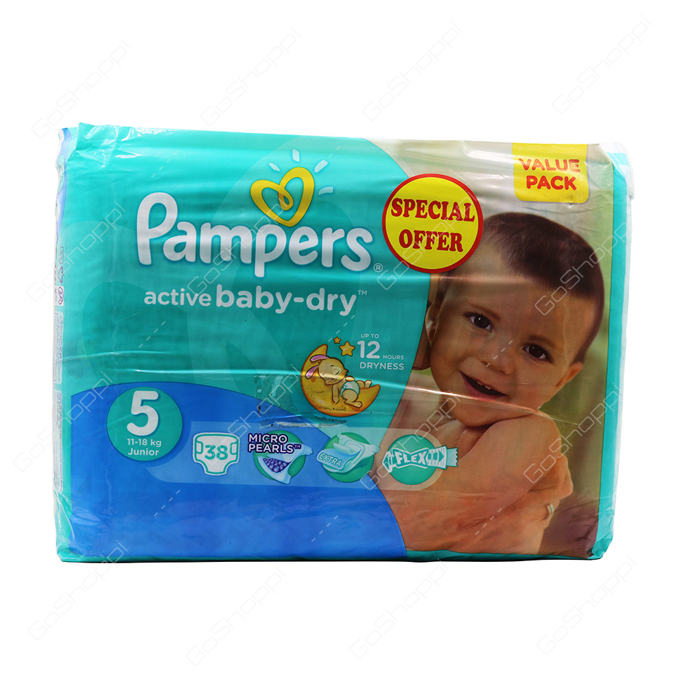 pampers baby active 5 38