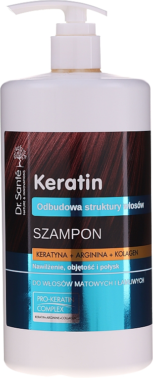 szampon z keratyną dr satin