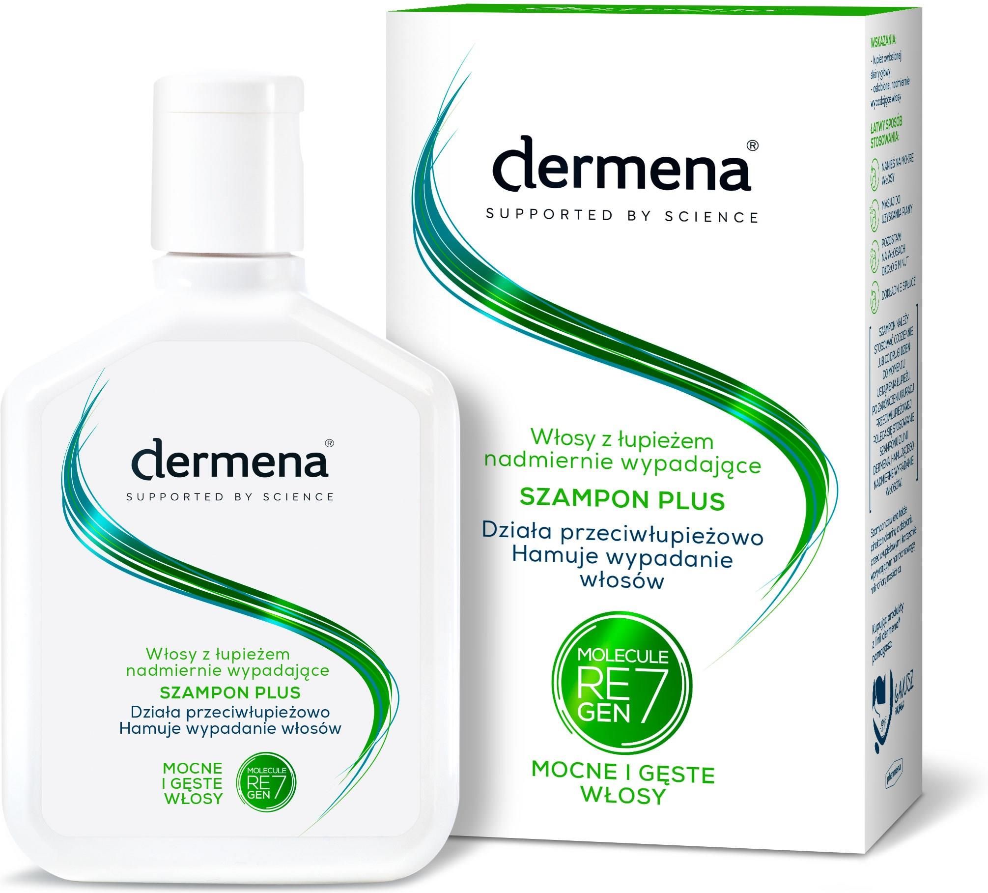 dermena plus szampon przeciwłupieżowy 200ml