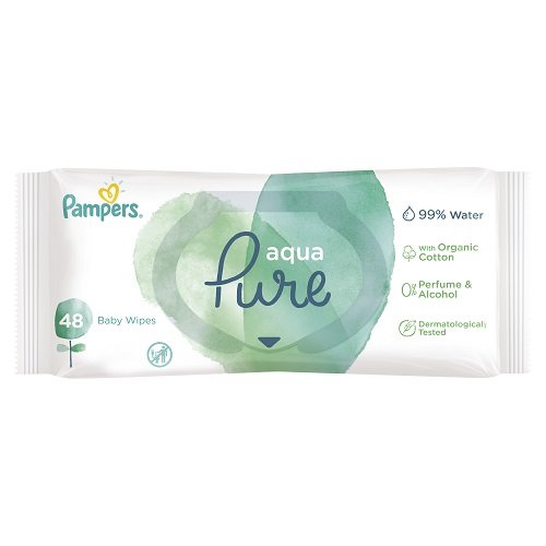 pampers chusteczki pure