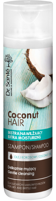 dr.sante coconut hair nawilżający szampon do włosów suchych i łamliwych