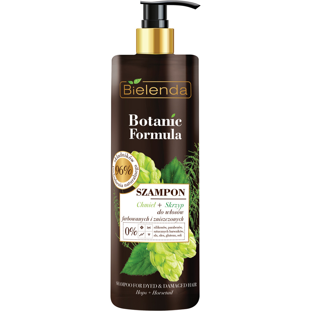 bielenda botanic formula szampon do włosów chmiel skrzyp 400ml