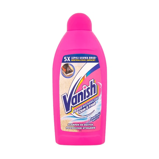 vanish clean & fresh szampon do prania dywanów 500 ml