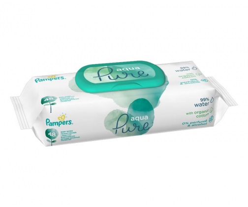 chusteczki nawilżane pampers aqua pure