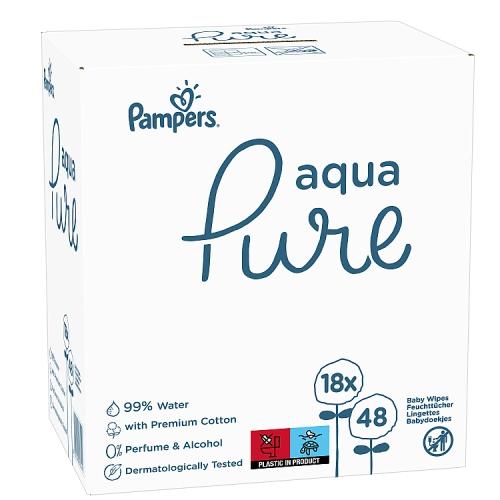 chusteczki pampers aqua