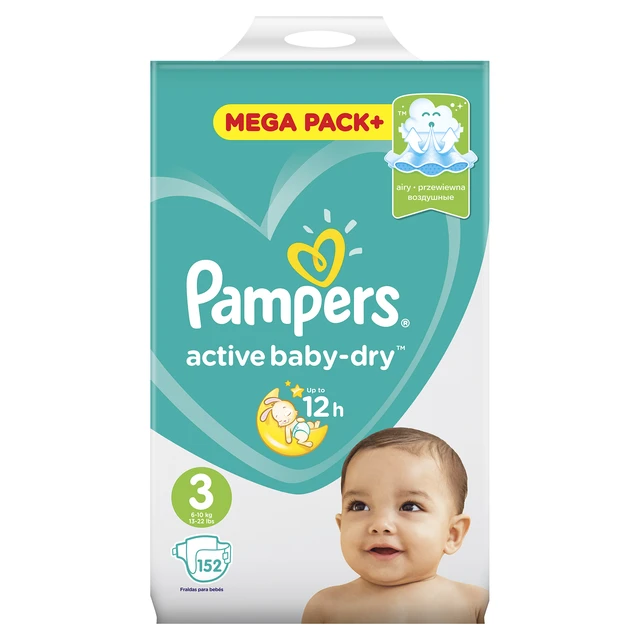 pampers 3 mega pack 152