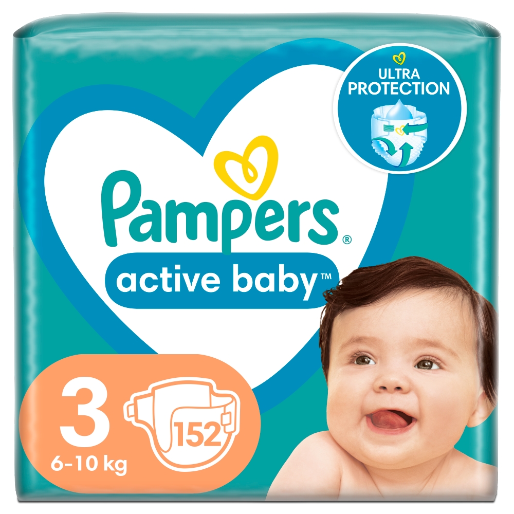 pampers active baby 3 ile miesiecy