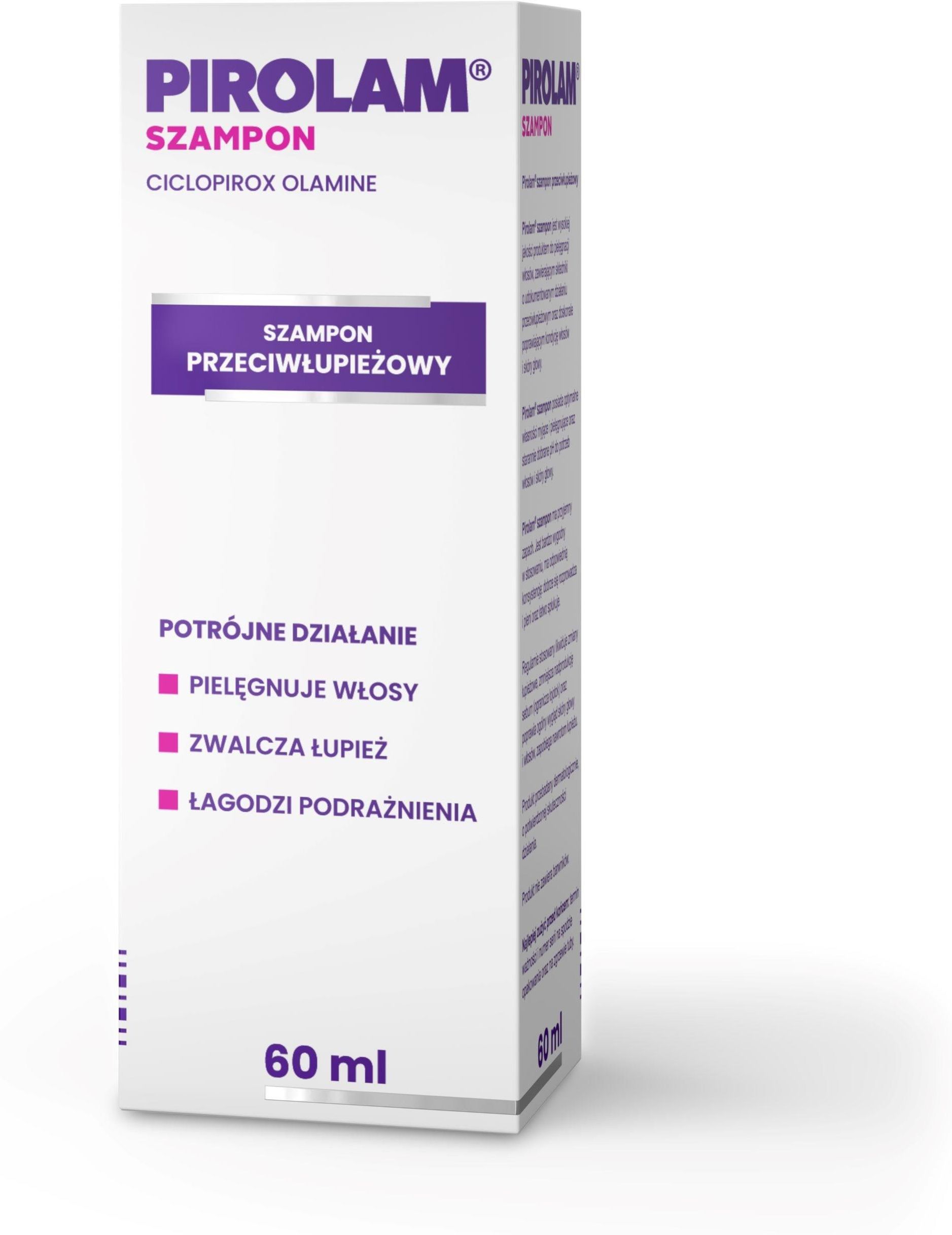 pirolam szampon przeciwłupieżowy 60ml opinie