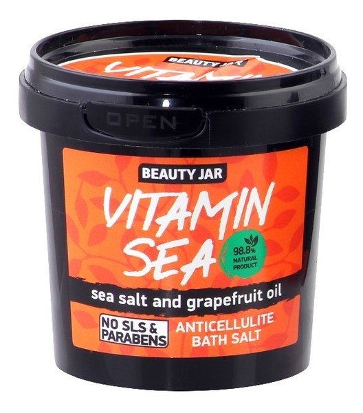 Beauty Jar „Vitamin Sea” – antycellulitowa sól do kąpieli 200g