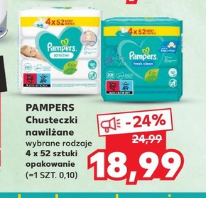 chusteczki nawilżane pampers kaufland