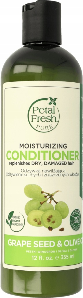 petal fresh organics nawilżająca odżywka do włosów