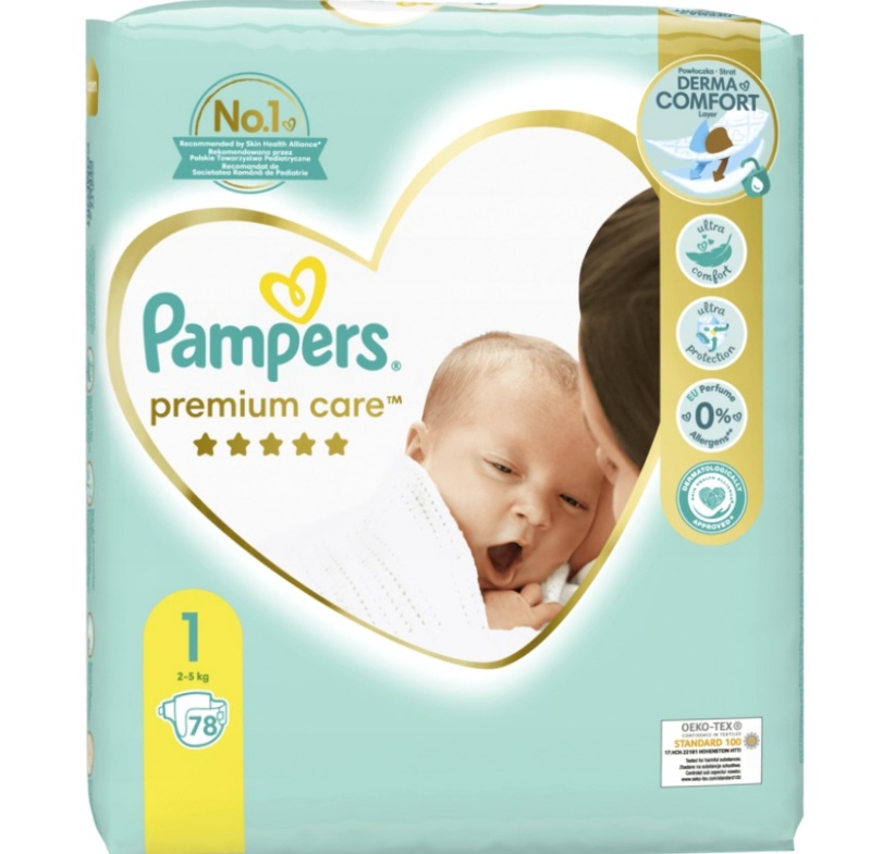 pieluchy pampers 1 i 2 allegro