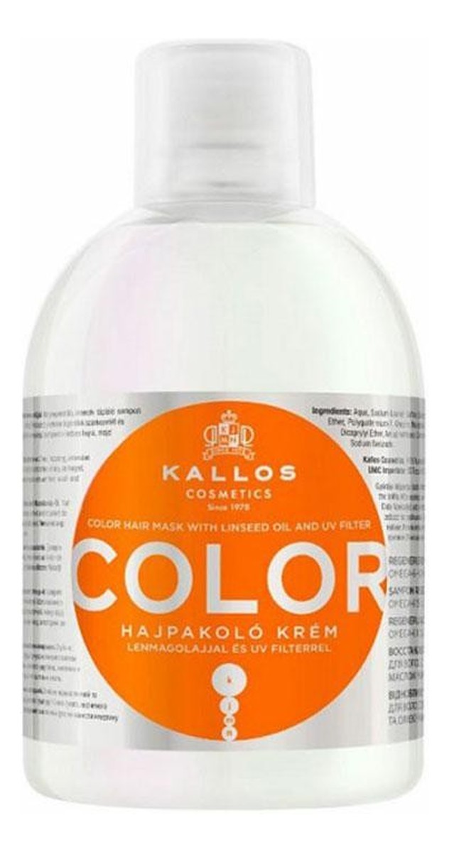 kallos kjmn color szampon do włosów farbowanych i łamiących skład