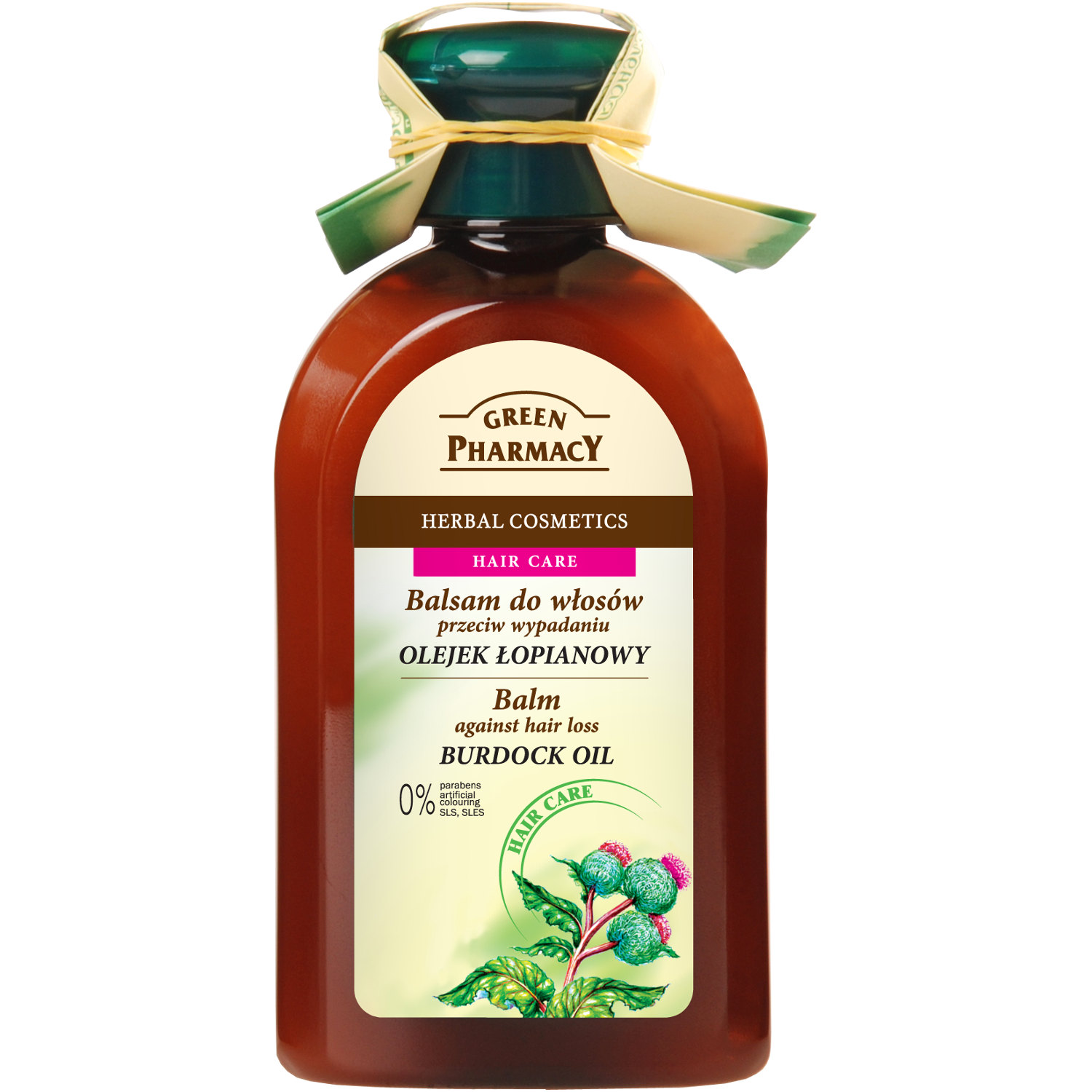 green pharmacy balsam do włosów przeciw wypadaniu olejek łopianowy recenzja