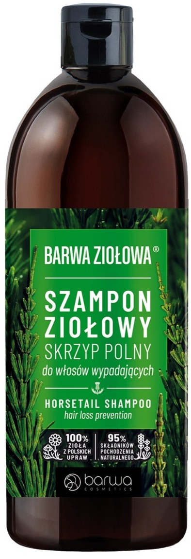 barwa barwa ziołowa szampon do włosów wypadających skrzyp polny