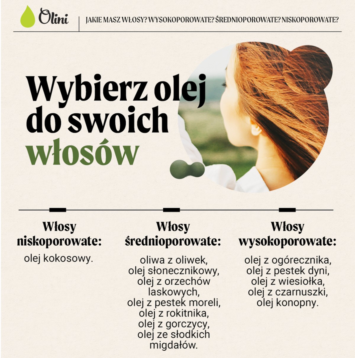 jaki olejek do porowatych włosów