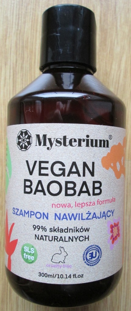 mysterium vegan baobab szampon nawilżający