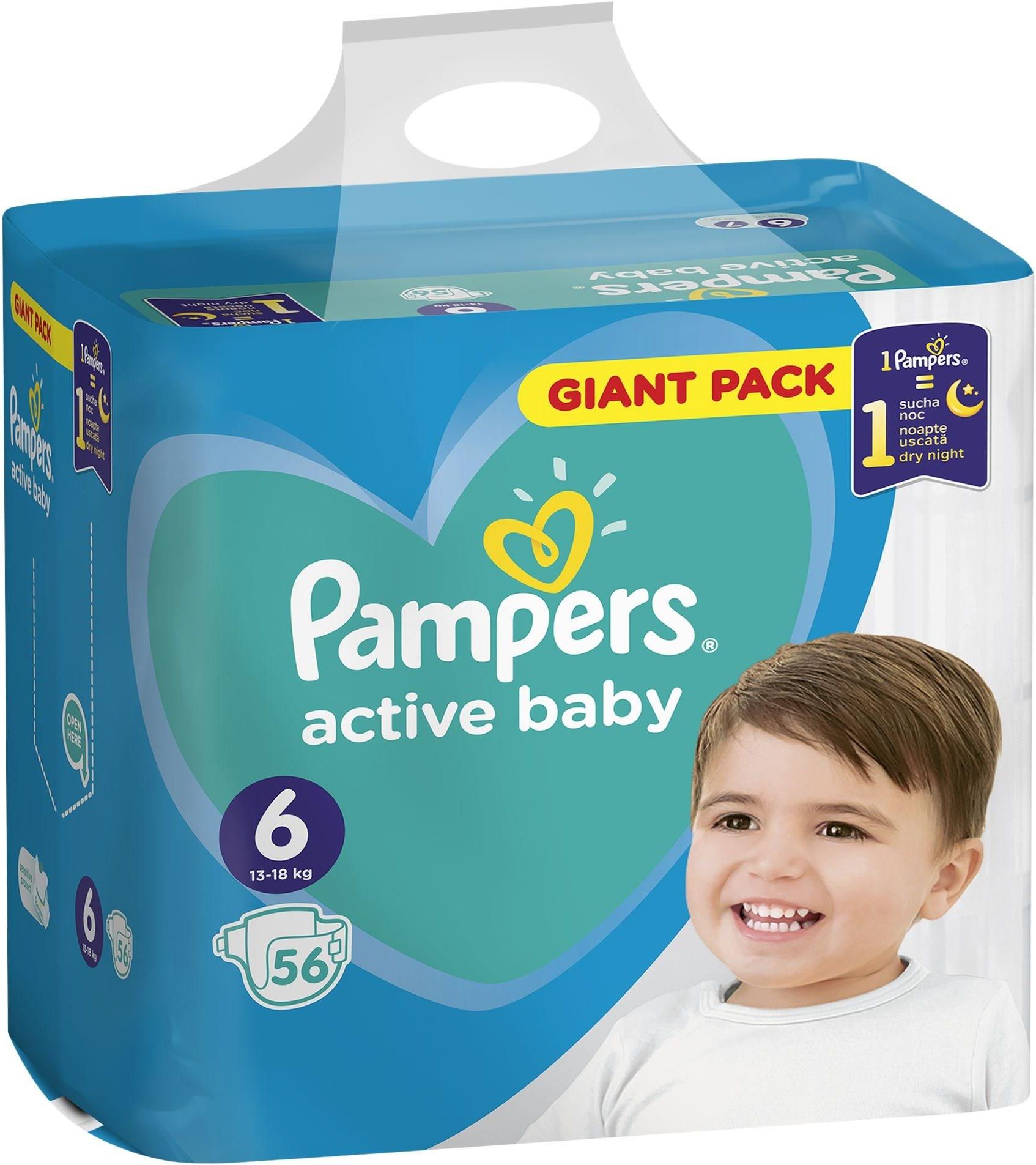 ceneo pampers 6