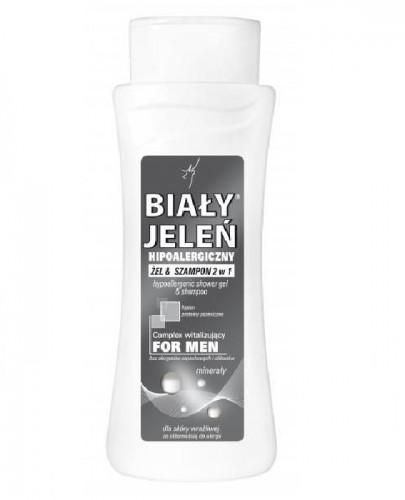 biały jeleń żel&szampon 2w1 z minerałami for men 300ml