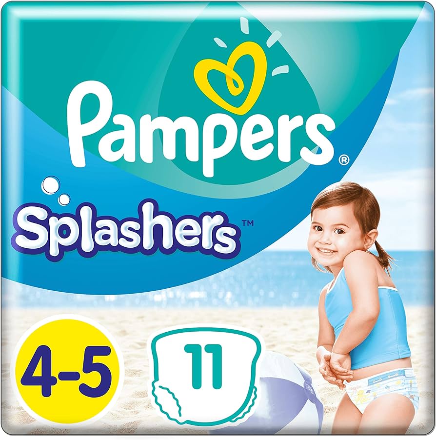 pampers splashers r4-5 11 jednorazowych pieluch do pływania