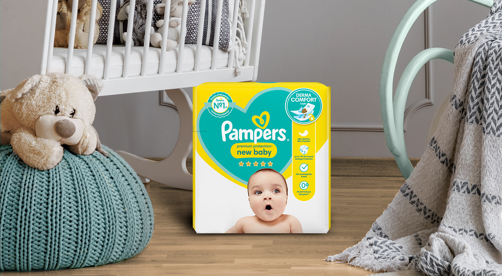 pampers new baby seal uk