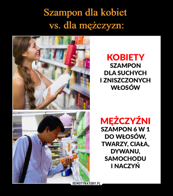 meski szampon dobry dla kobiety