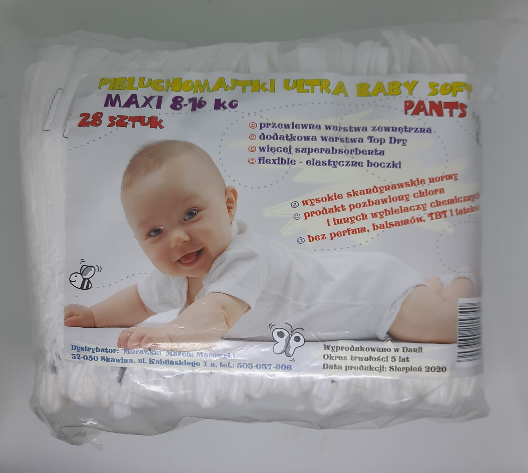 ultra baby soft pieluchomajtki
