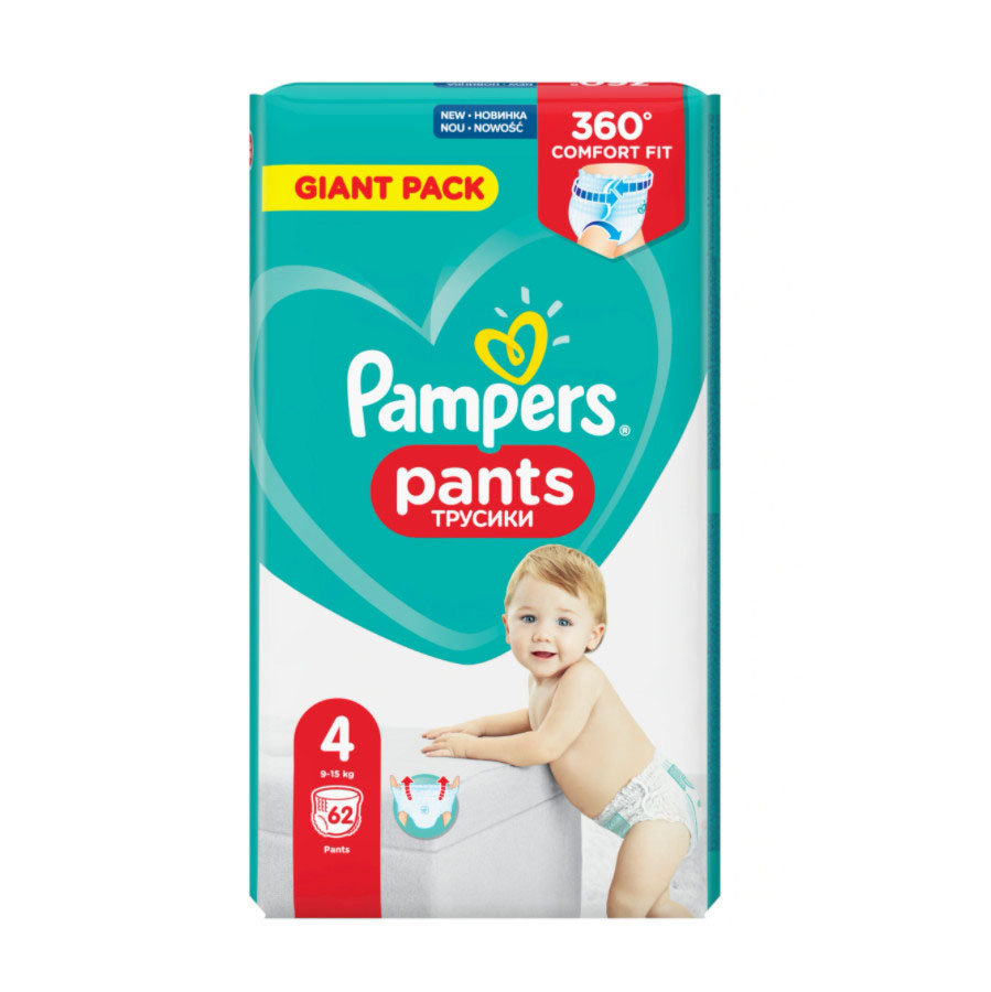 pampers mega paka 94 szt beby-dry pants 4 najtaniej