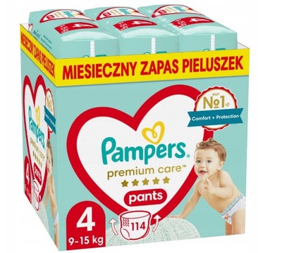 pampers 4 107szt