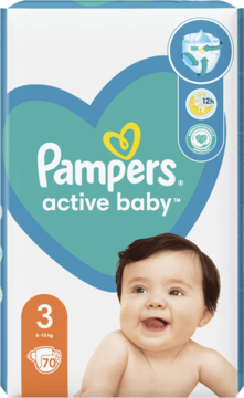 pampers activ baby 2 cena